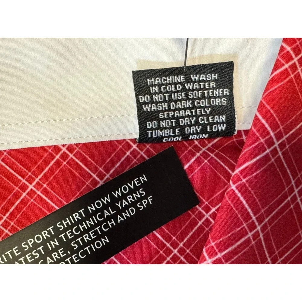 Full Turn Direct the Boss Shirt Mens L‎ NWT Performance Sport Stretch Button-up